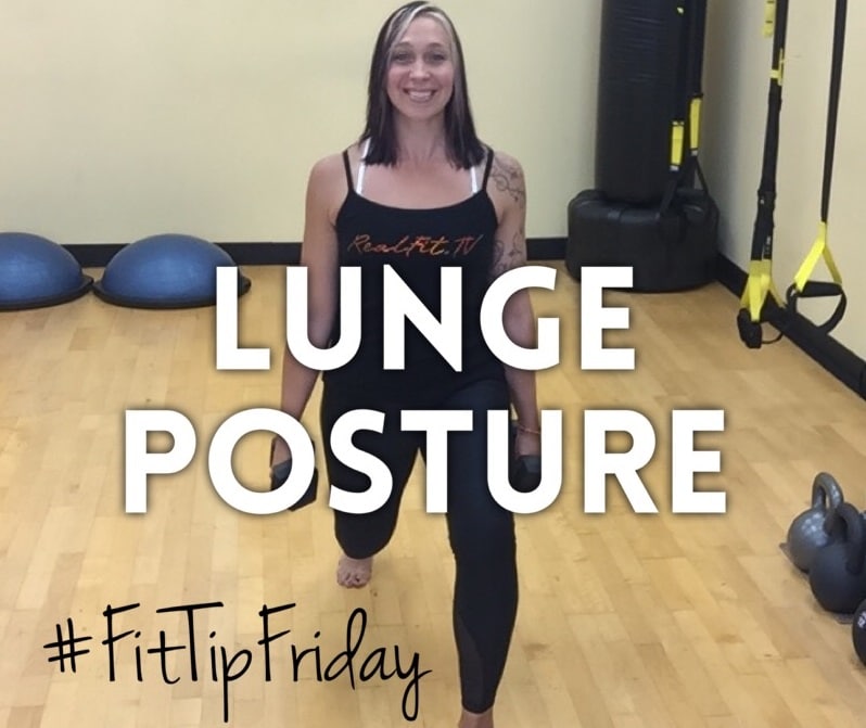 #FitTipFriday Lunge Posture