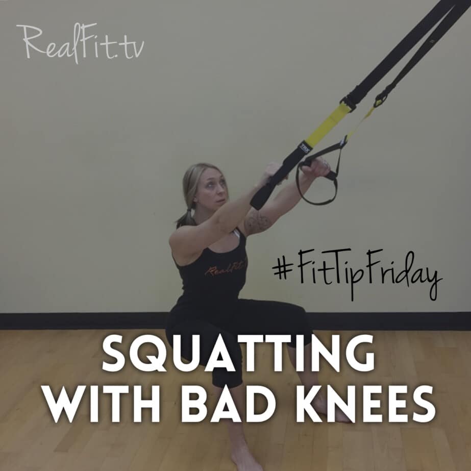 #FitTipFriday: Squatting with Bad Knees